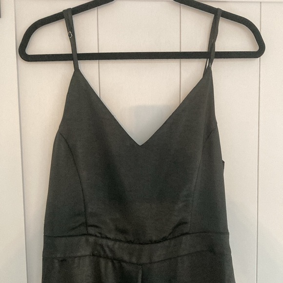 Lumiere Silky Wide Leg Romper, Large - Picture 3 of 10